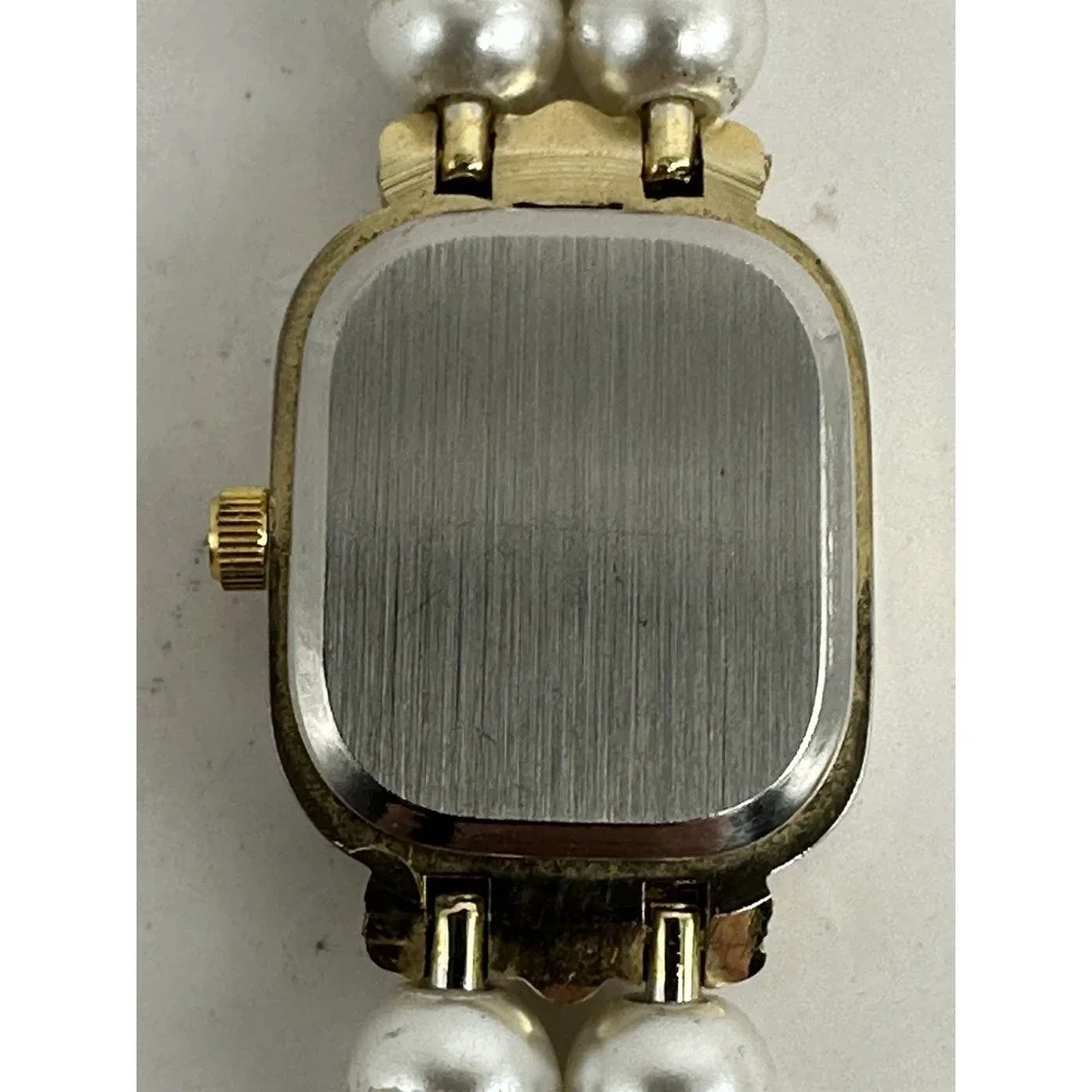 Ronica Faux Pearl Ladies MOP Watch New Battery 20MM‎ 7.25